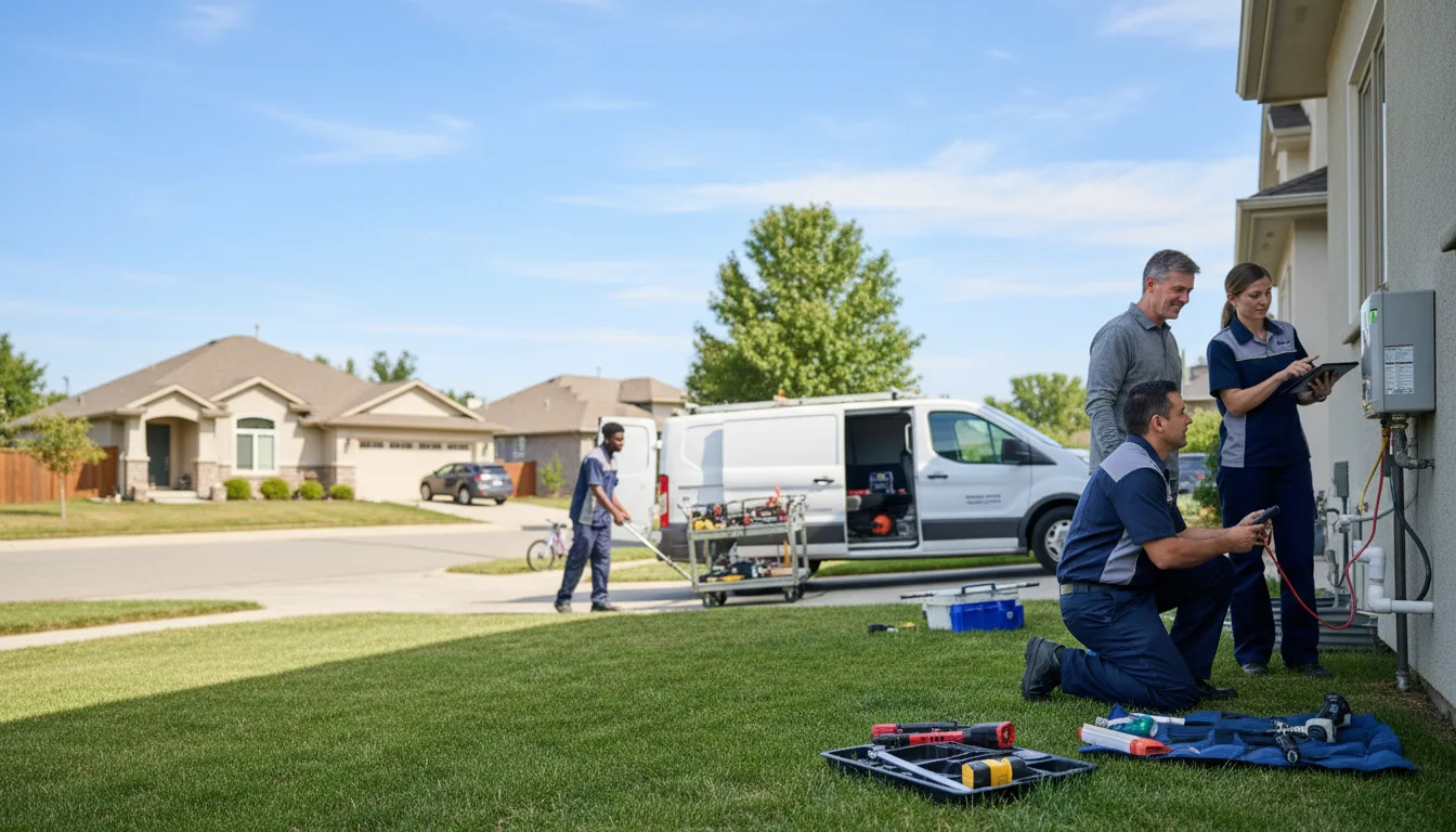 Tankless water heater service in Caddo, OK